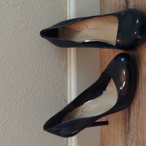Navy Blue-Jessica Simpson, High Heels Size 8